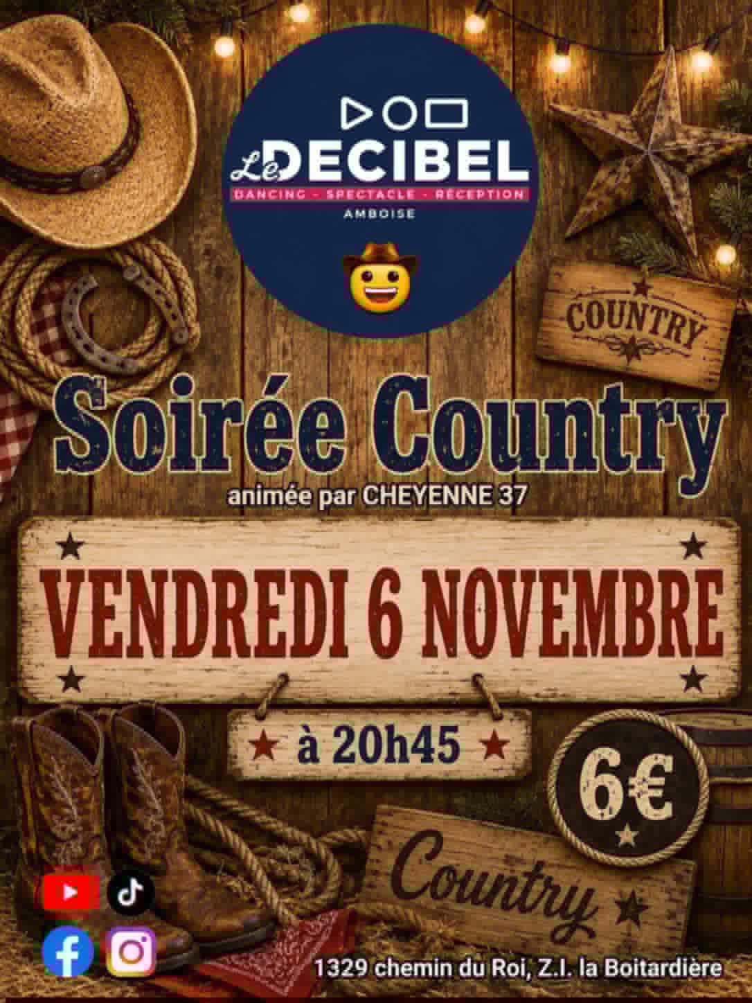 Affiche : Bal country