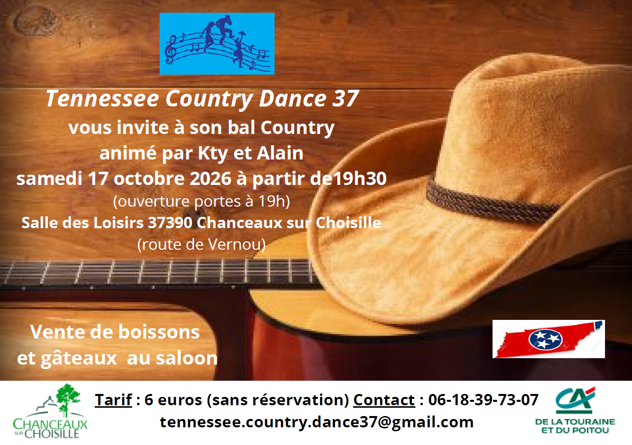 Affiche : Bal country