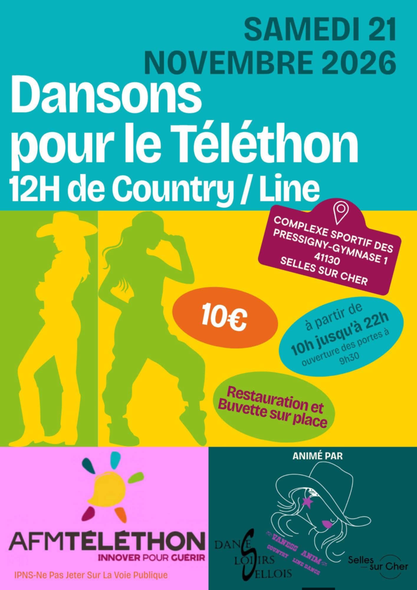 Affiche : Bal country
