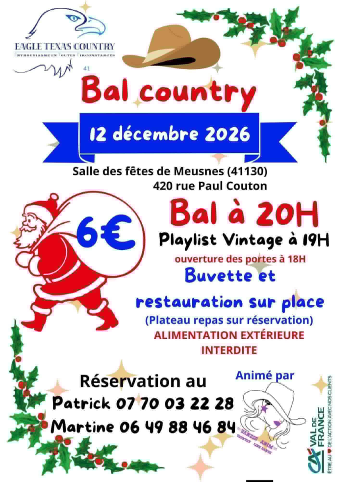 Affiche : Bal country