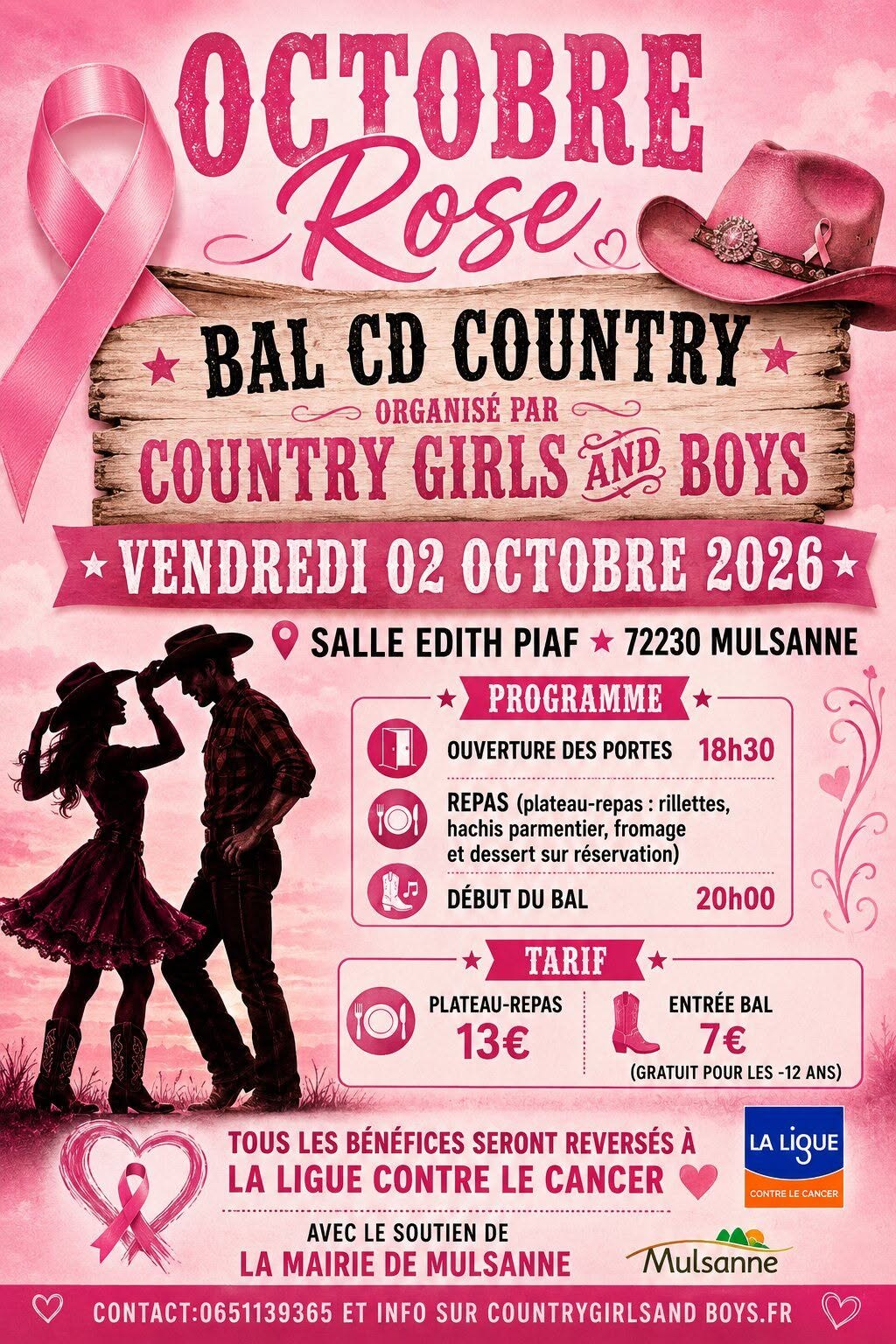 Affiche : bal country